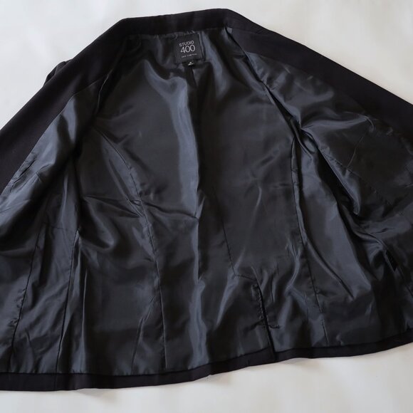 THE LIMITED Size 10 Black Suit Jacket Blazer Career Office - Picture 10 of 11